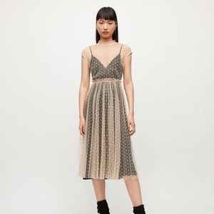 NWT All Saints Arya Midi Dress